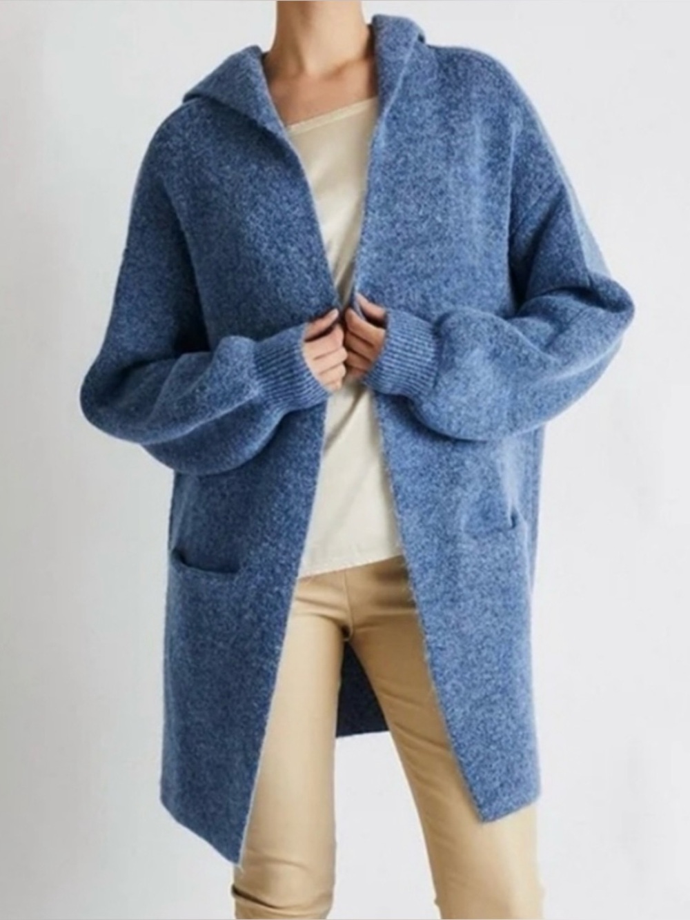 +Beryll Cashmere Cardigan with Hood Vivian